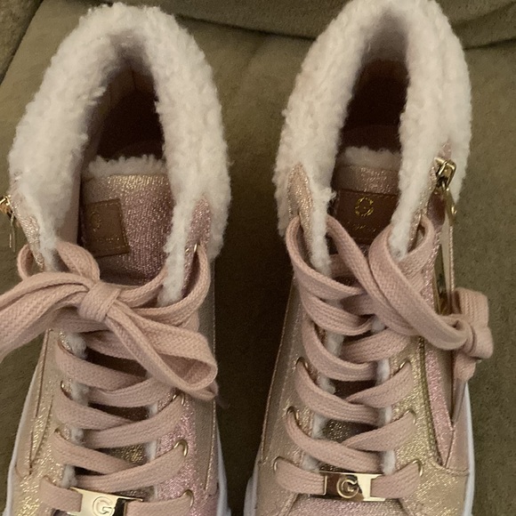 Guess womens Baylee fashion sneakers - Picture 6 of 11